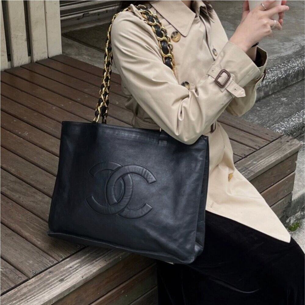 Chanel Large Timeless Shopping Shopper Tote Bag - Picture 15 of 16